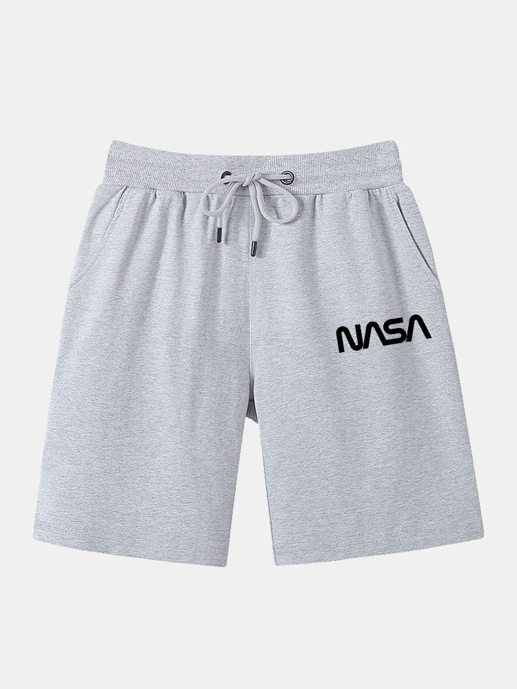 Averit® | Nasa Print Mid Length Shorts