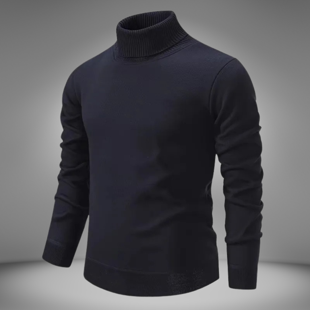 Eneas | Classic turtleneck knit sweater for men