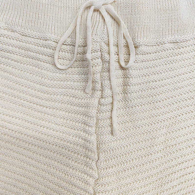 Men's Simple Woolen Striped Beach ShortsP