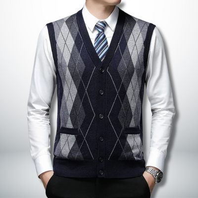 Aimar® | Eco-Friendly Men's Vest-Cardigan