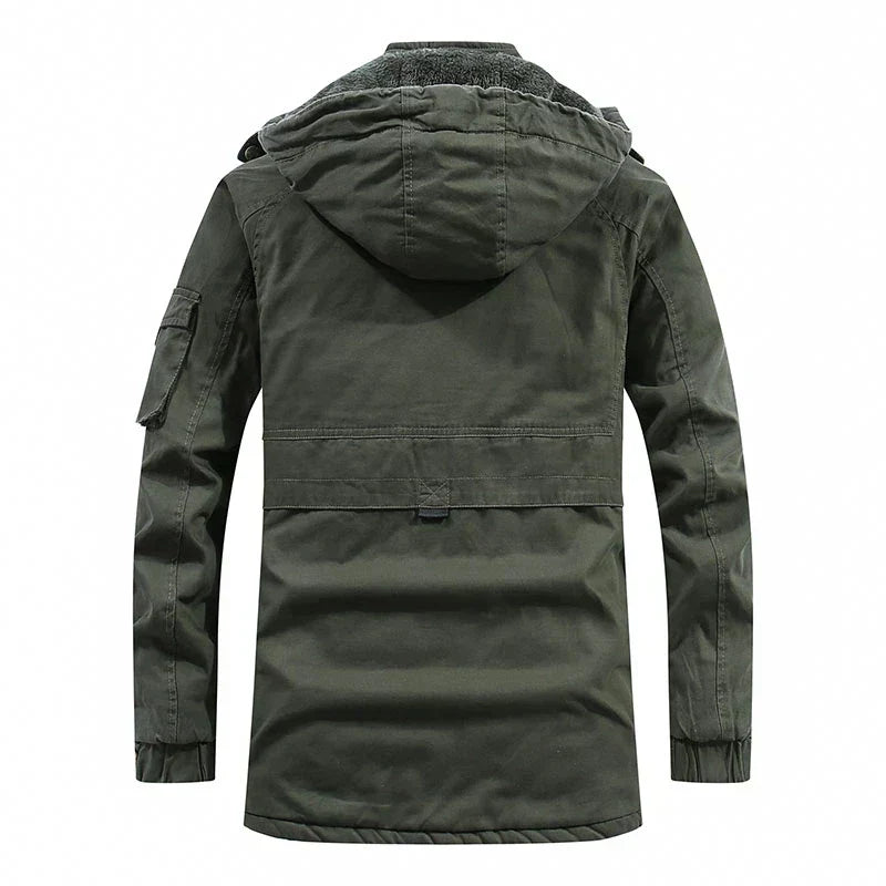 Filipo | Fleece-lined men's winter jacket with hood
