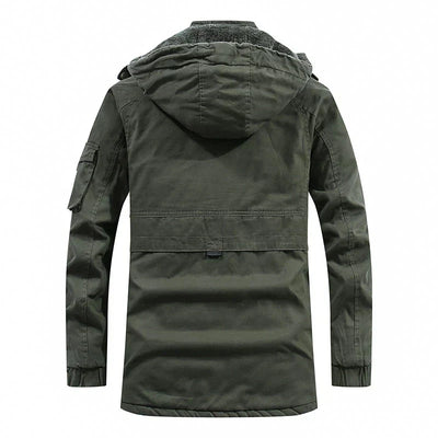 Filipo | Fleece-lined men's winter jacket with hood