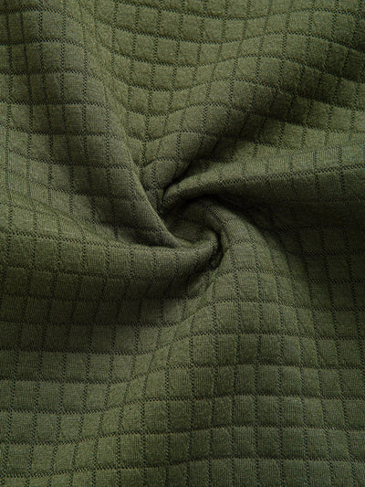 Ahmik® | Quilted Waffle Jacquard Overshirt