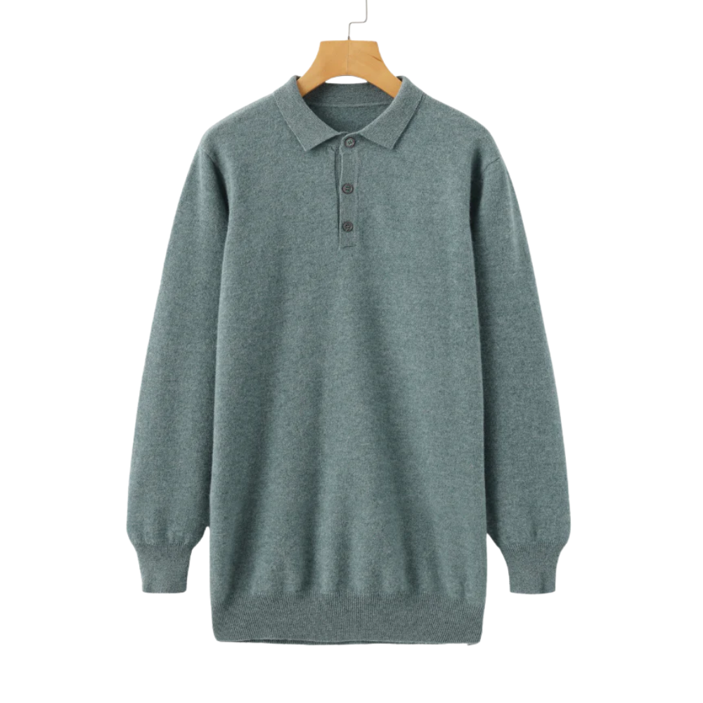 Aaron | 100% Cashmere Polo Shirt
