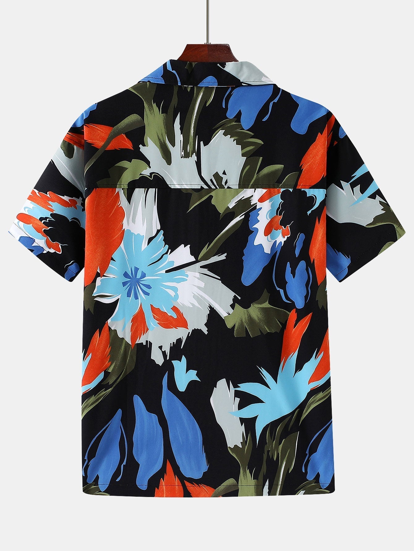 Astrid® | Hand Drawn Floral Print Revere Shirt