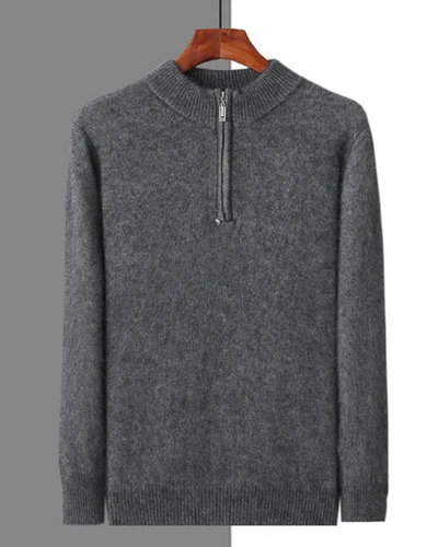 Ezra | Genève Cashmere Zip Up
