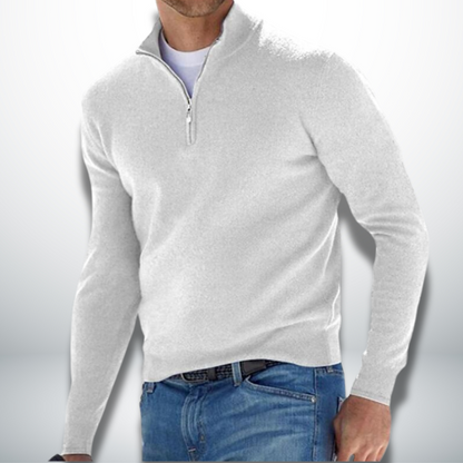 Cayetano® | Men's Casual Pullover With Zip