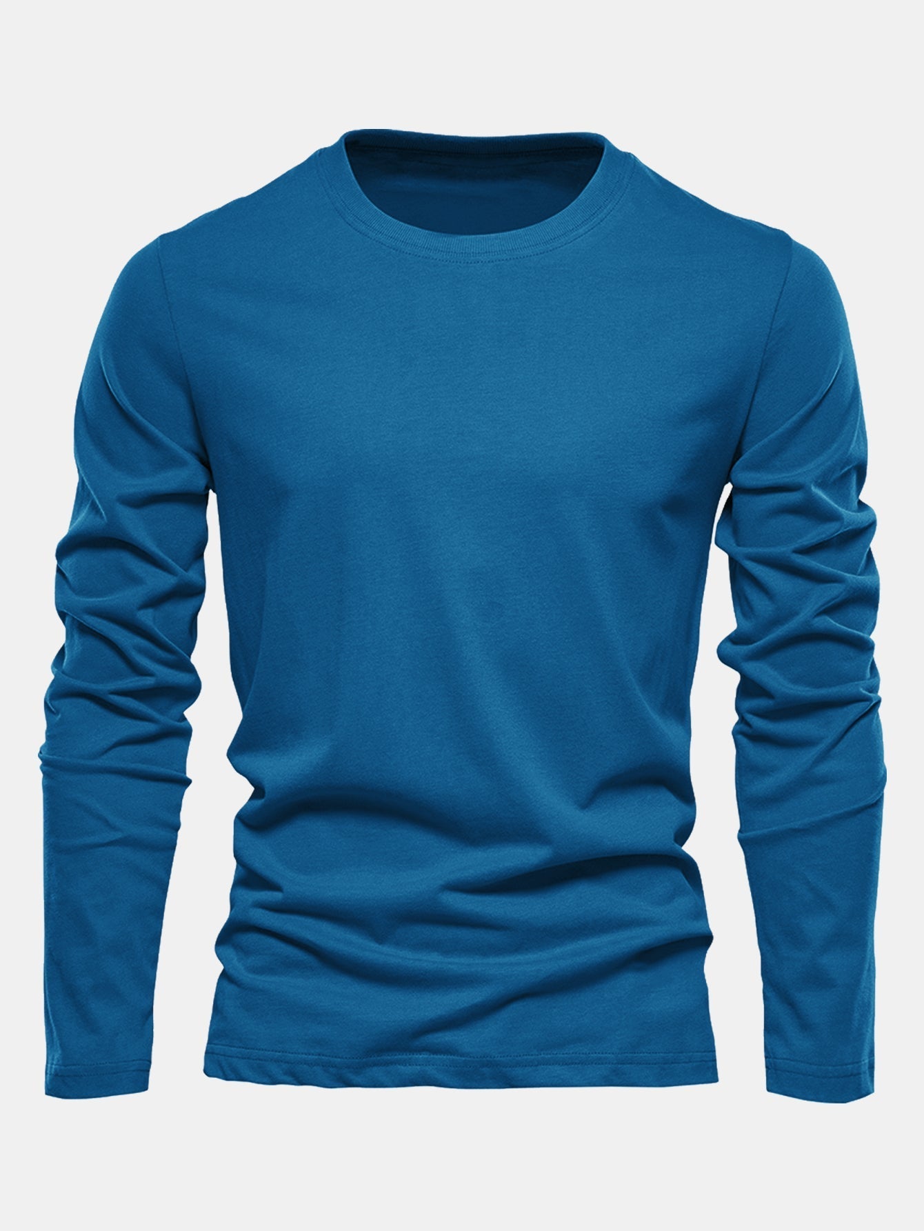 Macario® | Basic Long Sleeve Cotton T-Shirt