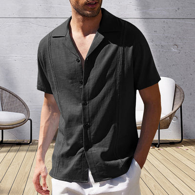 Juan® | Men'S Casual Short-Sleeved Linen Beach Shirt