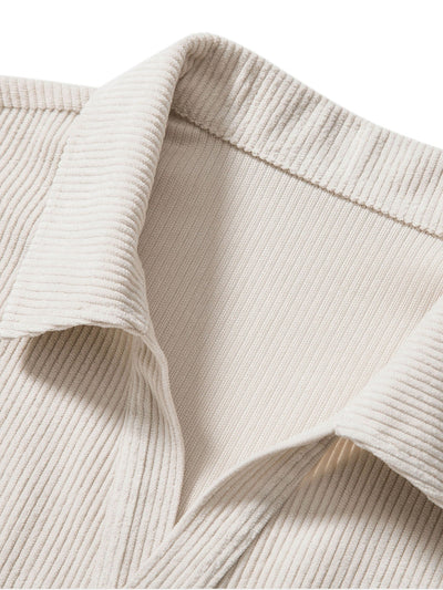 Ulric® | Short Sleeve Corduroy Polo Shirt