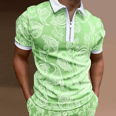 John® | Men'S Summer Stylish Printed Polo Shirt