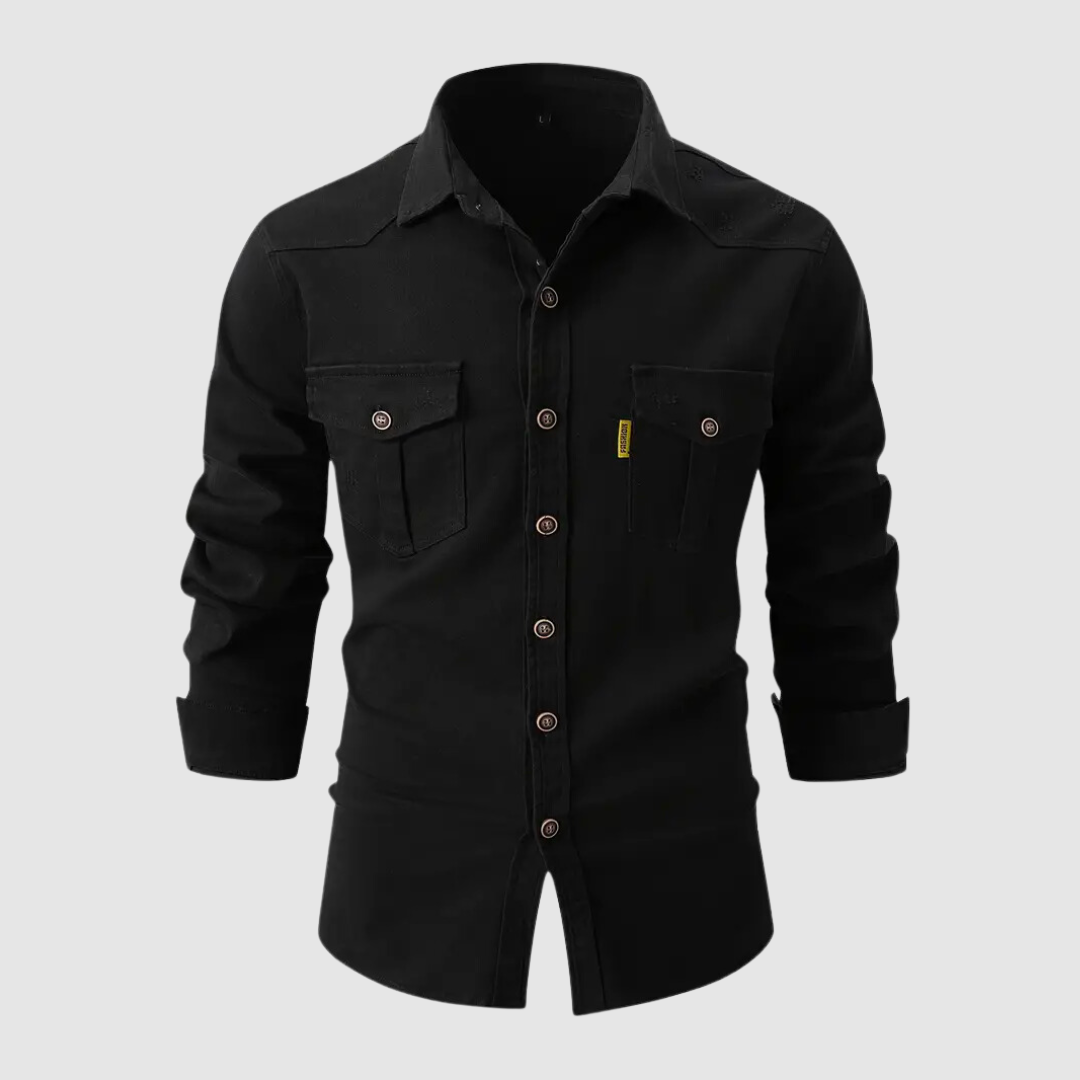 Dave® | Trendy Long-Sleeved Polo For Men