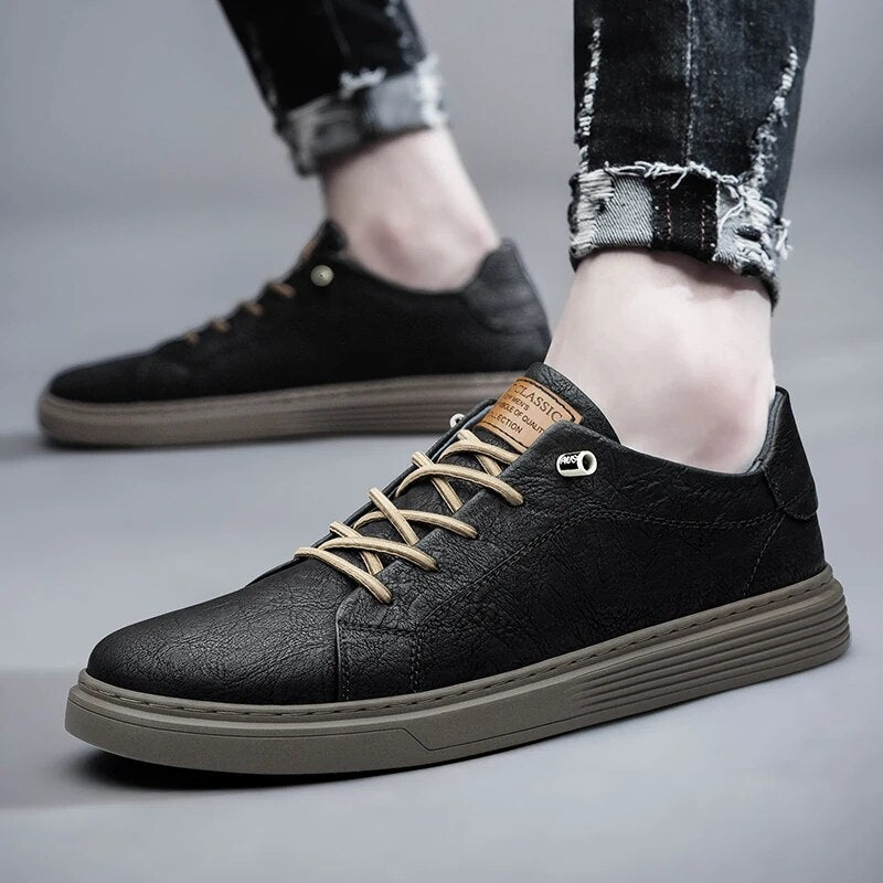 Mickey® | Luxury Step Genuine Leather Sneakers