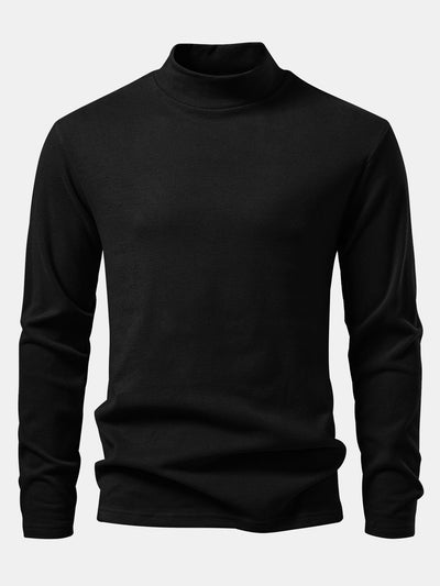 Levin® | Long Sleeve Mock Neck T-Shirt