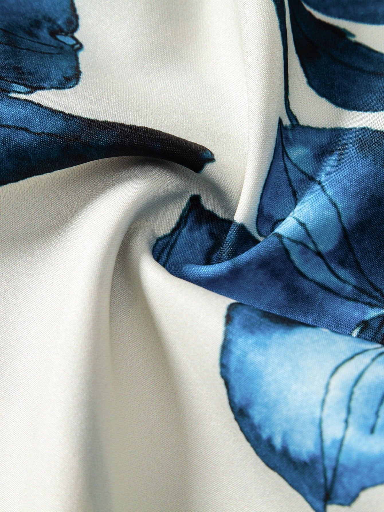 Madoc® | Ink Floral Print Button Up Shirt