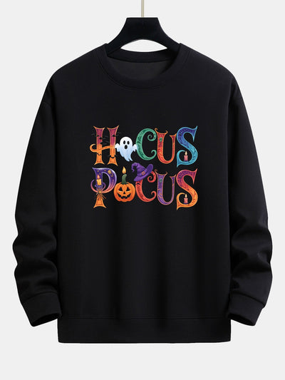 Bautista® | Halloween Hocus Pocus Print Relax Fit Sweatshirt