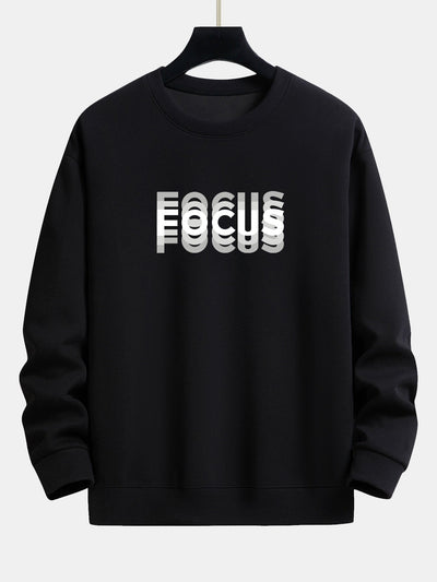 Javier® | Focus Print Relax Fit Sweatshirt