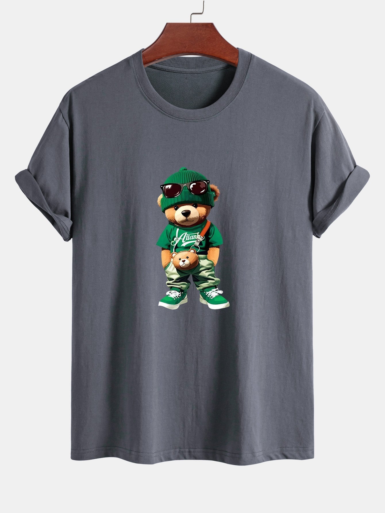 Cándido® | Trendy Bear Print Cotton T-Shirt