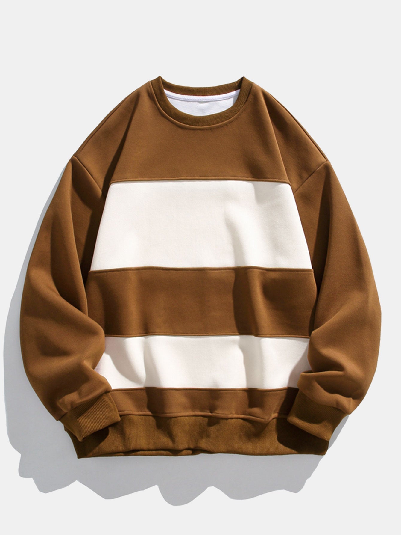 Arminius® | Relax Fit Color Block Crew Neck Sweatshirt