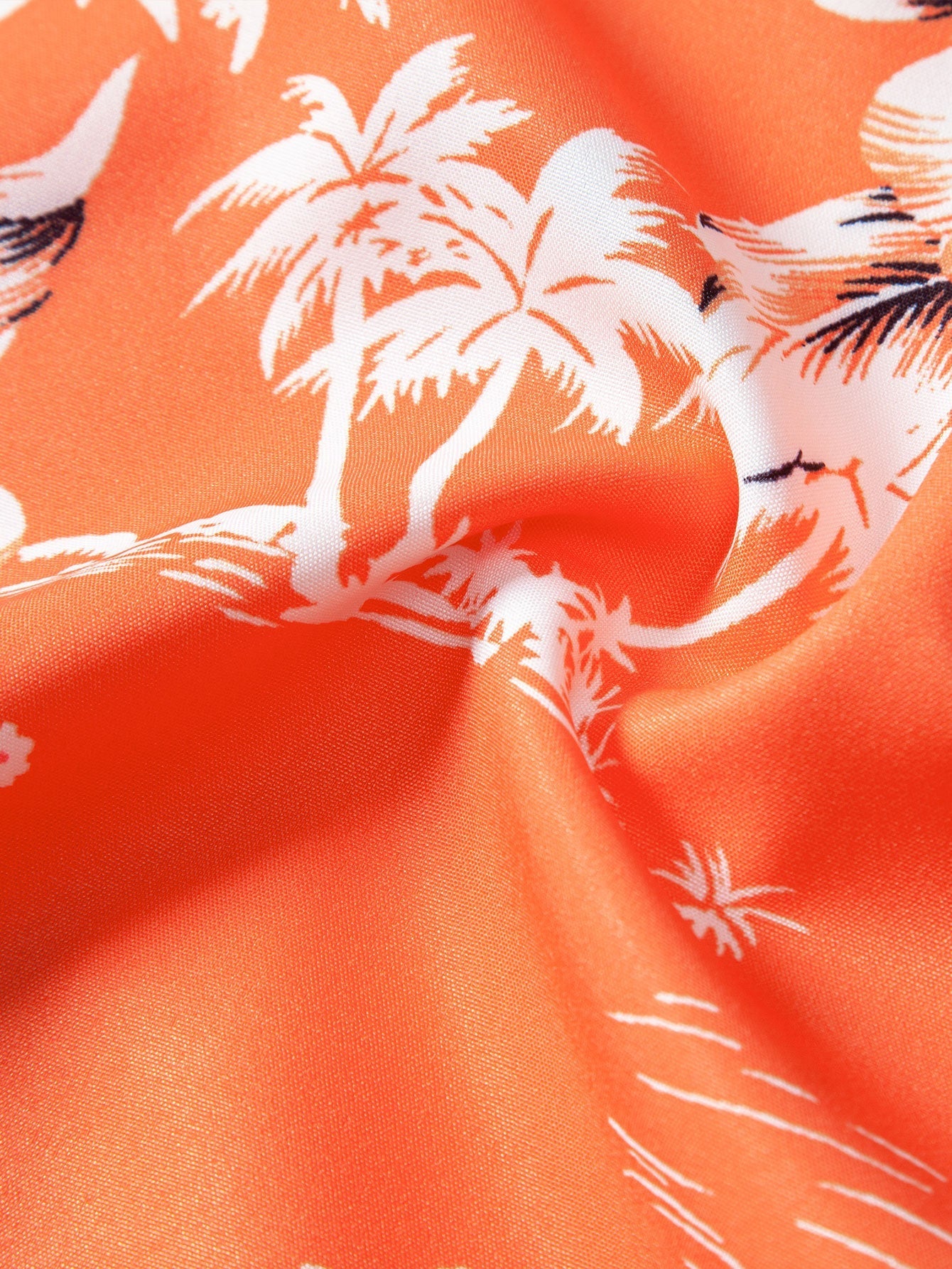 Aristeides® | Palm Tree Tropical Flora Print Button Up Shirt