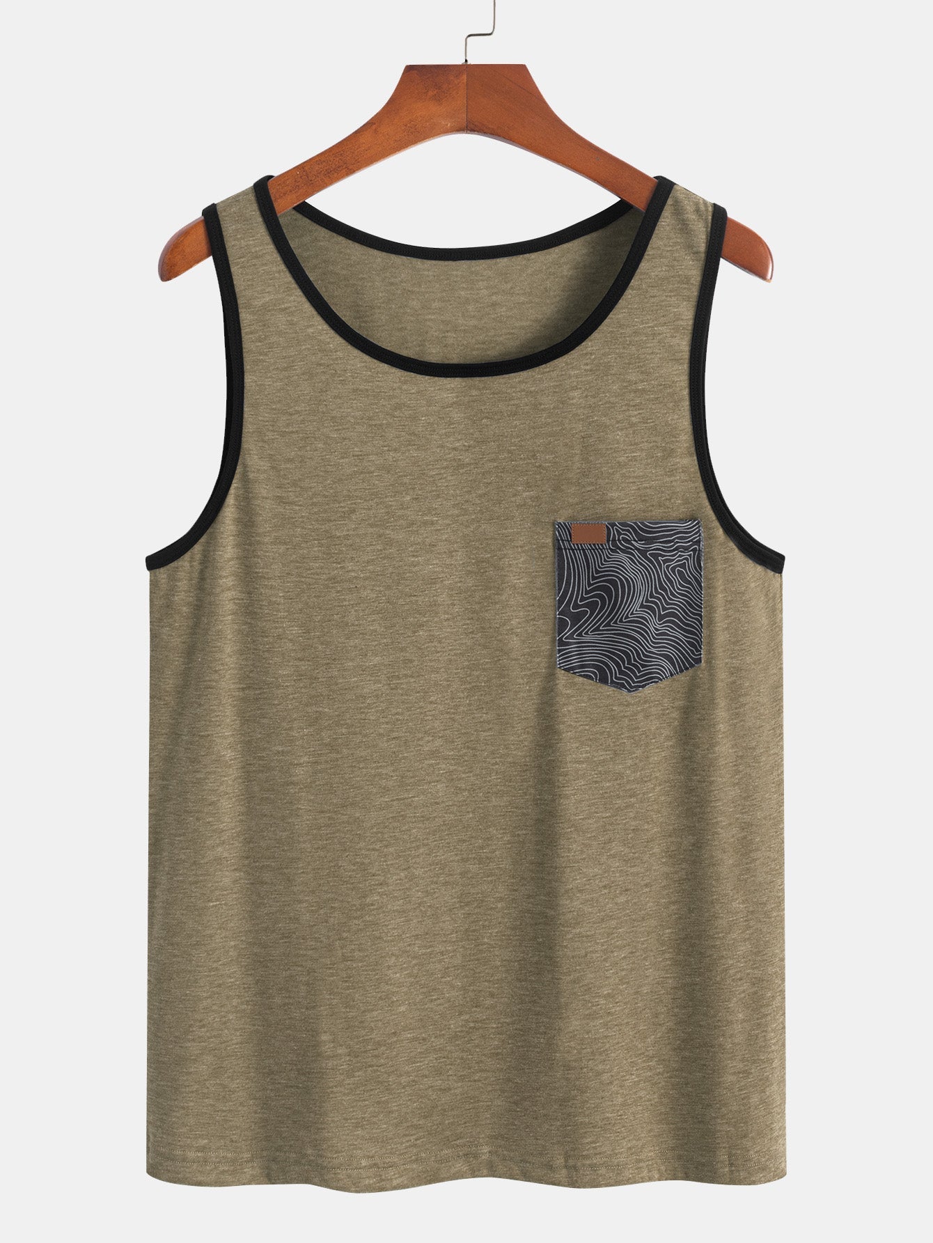Harold® | Tank Top With Wave Pattern Pocket