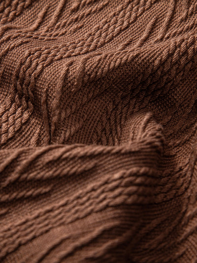 Graham® | Texture Jacquard Cuban Shirt & Straight Leg Linen Pants