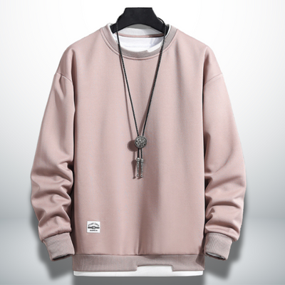 Benedicto® | Comfortable and practical sweatshirt in solid colour