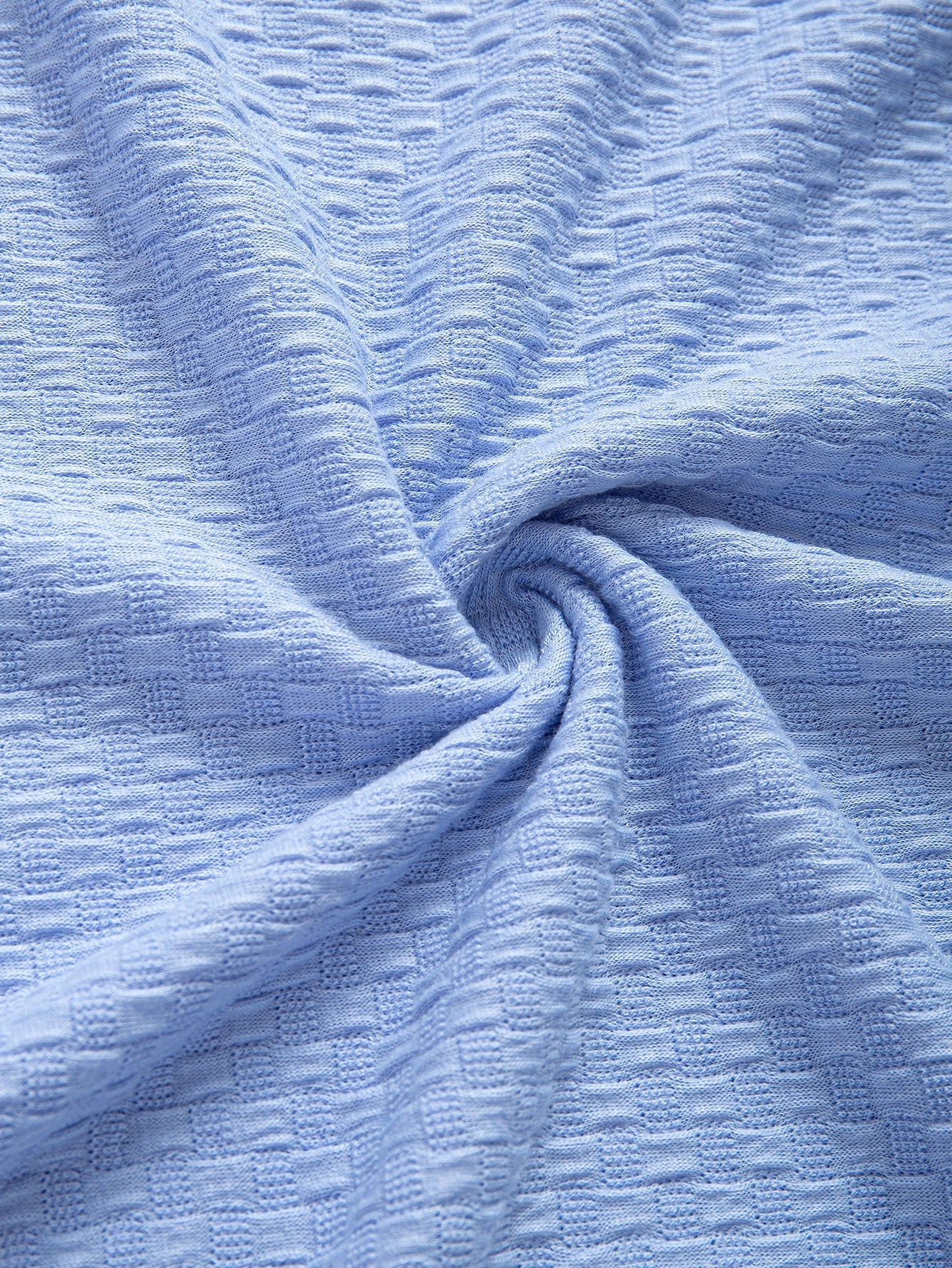 Julián® | Checkerboard Textured Knitted T-shirt