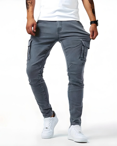 Marcelo® | Marino Cargo Stretch Pants
