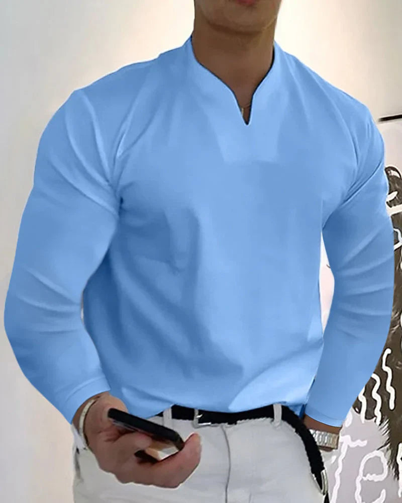 Cameron® | Solid Color Long Sleeve Shirt