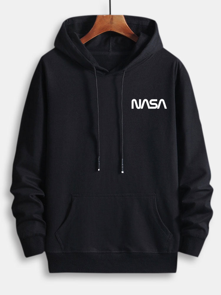 Alfred | NASA Print Cotton Hoodie