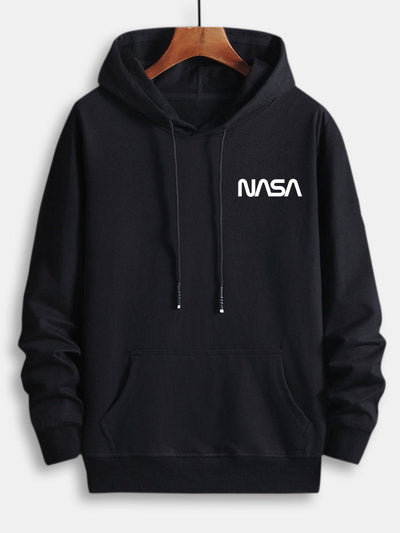 Alfred | NASA Print Cotton Hoodie
