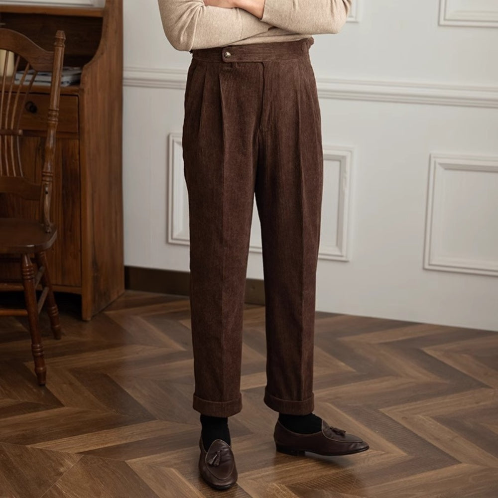 Bezemer® | MV Corduroy Drape Casual Trousers