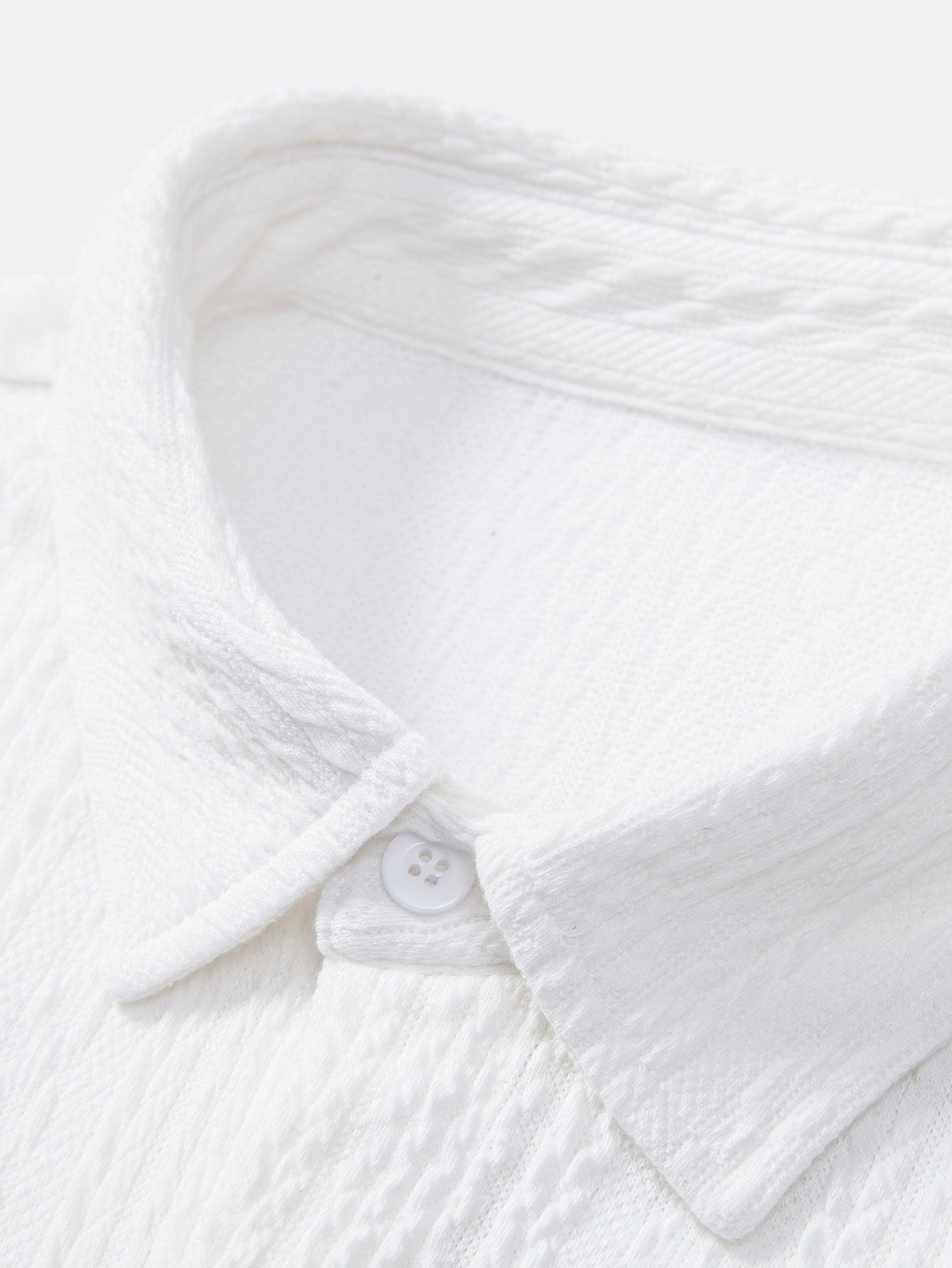 Asare® | Muscle Fit Jacquard Textured Shirt