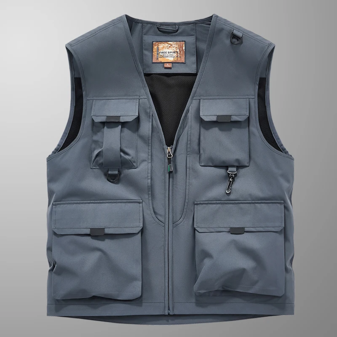 hola BREATHABLE MULTI-POCKET CARGO VEST