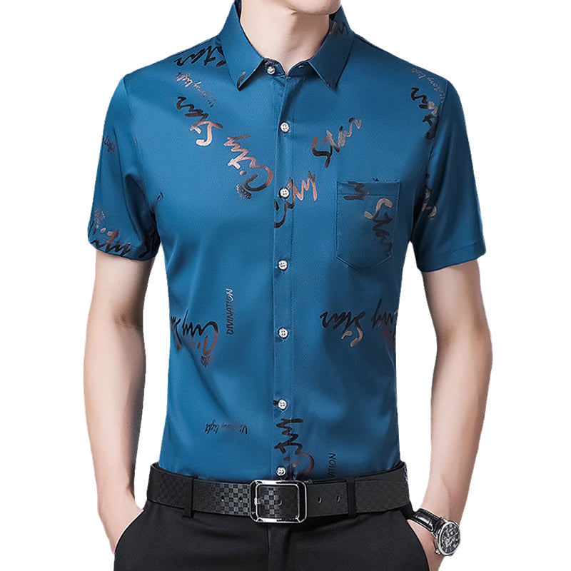 Kahlil® | Thin Short-Sleeved Shirt For Men