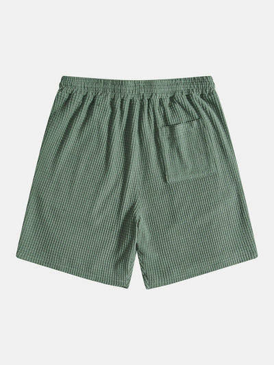 Adalhard® | Waffle Button Up Shirt & Shorts