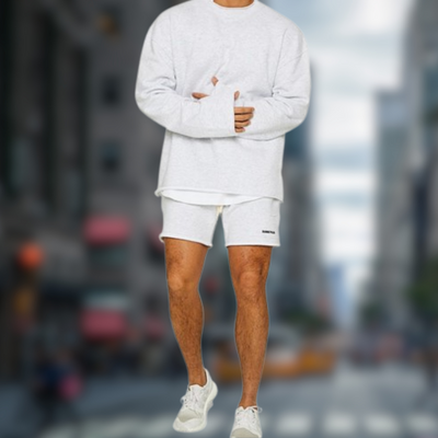 Lin® | Sweatshirt And Shorts Set