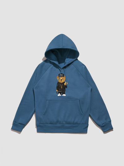 Leonard | Hip Hop Bear Print Hoodie
