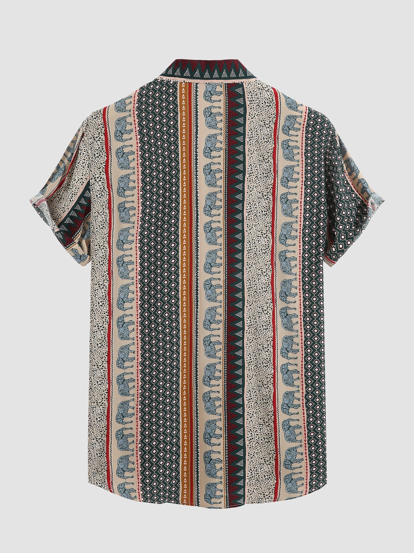 Ailill® | Elephant Geometric Print Shirt