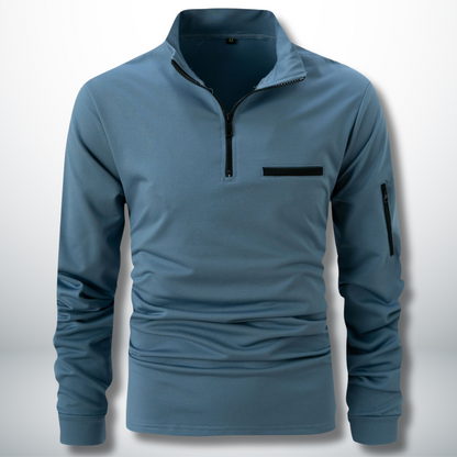Arístides® | Men's Sports Sweatshirt With Zip