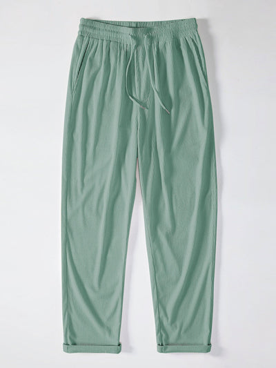 Bernardo® | Corduroy Button Up Short Sleeved Shirt & Straight Leg Corduroy Pants