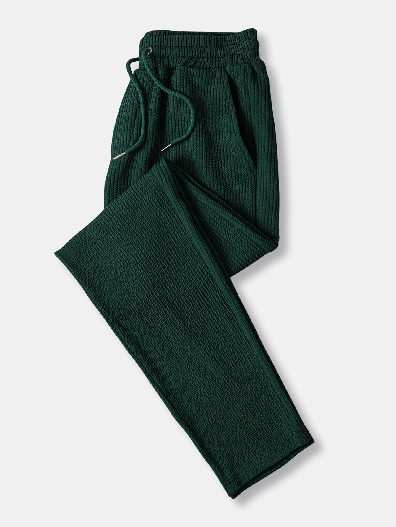 Donovan® | Muscle Fit Long Sleeved Ribbed Collar Shirt & Straight Leg Ribbed Trousers