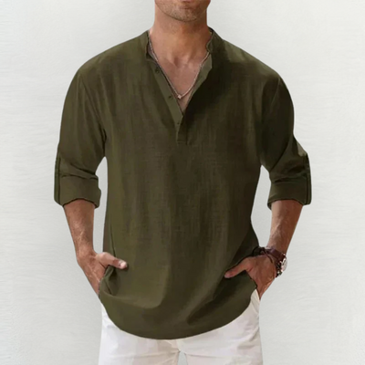 Santino® | Premium Cotton-Linen Stretch Shirt