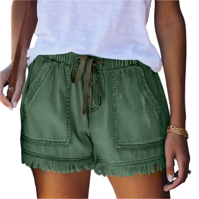 Preston® | Luxury High-Waist Denim Shorts