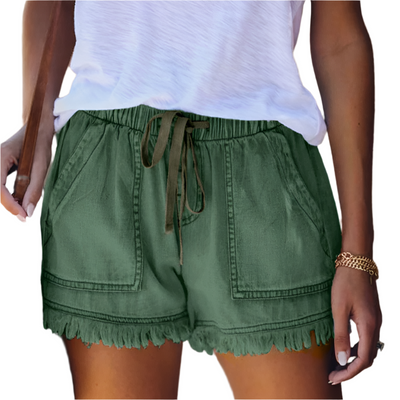 Preston® | Luxury High-Waist Denim Shorts