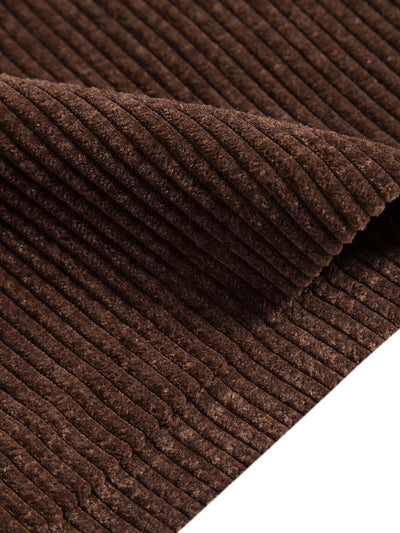 Oseas® | Paisley Patchwork Print Button Up Shirt & Corduroy Shorts