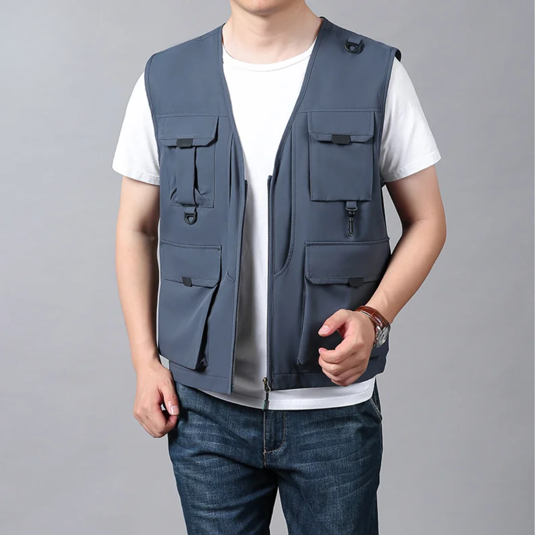 hola BREATHABLE MULTI-POCKET CARGO VEST