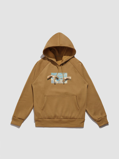 Martin | Creation Of Adam Print Hoodie