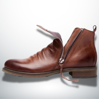 Casiano® | Elegant Men's Ankle Boots With Zip